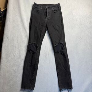 Mother Denim‎ Womens 26 The Super Stunner Ankle Fray Baa Baa Black Sheep